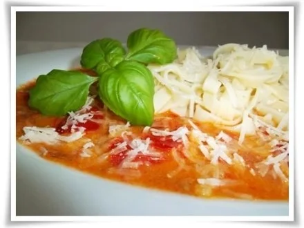 Tagliatelle auf  Paprika-Peperoni Sauce und Grana Padano. - Rezept - Bild Nr. 20