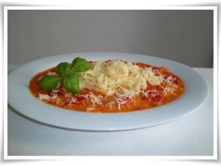 Tagliatelle auf  Paprika-Peperoni Sauce und Grana Padano. - Rezept - Bild Nr. 18