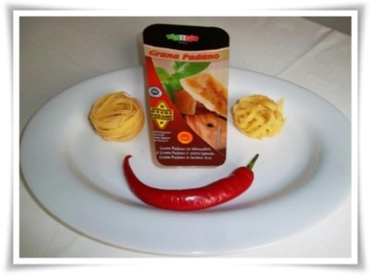 Tagliatelle auf  Paprika-Peperoni Sauce und Grana Padano. - Rezept - Bild Nr. 14
