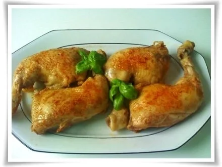 Saftige Hähnchenschenkel mit gefüllten Kartoffelklößen. - Rezept - Bild Nr. 5