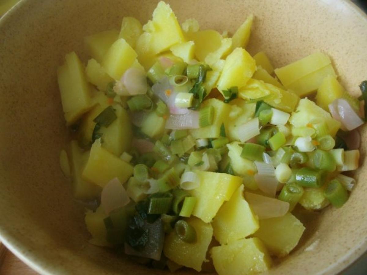 Kartoffelsalat mit Radieschen und Zwiebeln - Rezept - Bild Nr. 8