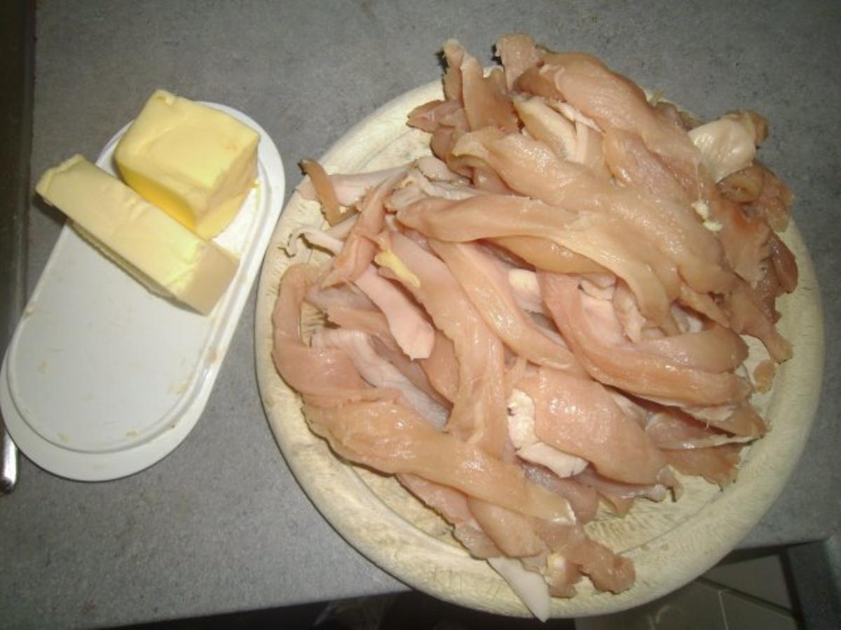 Hühnerstreifen in leichter Buttersoße - Rezept - Bild Nr. 2