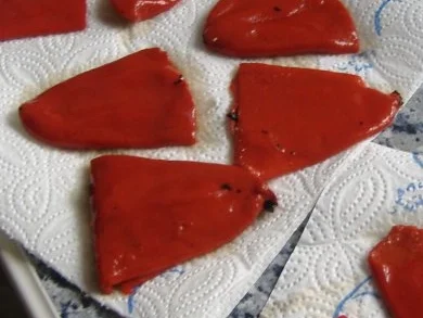 Gefüllte span.Paprika auf Rucola-Spaghetti - Rezept - Bild Nr. 4