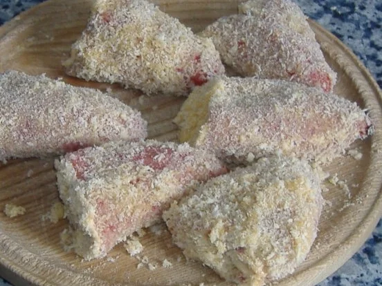 Gefüllte span.Paprika auf Rucola-Spaghetti - Rezept - Bild Nr. 7