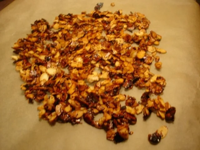 Rezept: Mango-Kiwi-Dessert mit karamelisierten Mandelblättchen Bild Nr. 5 Mango-Kiwi-Dessert mit karamelisierten Mandelblättchen - Rezept - Bild Nr. 5