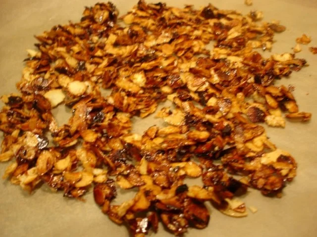 Rezept: Mango-Kiwi-Dessert mit karamelisierten Mandelblättchen Bild Nr. 6 Mango-Kiwi-Dessert mit karamelisierten Mandelblättchen - Rezept - Bild Nr. 6