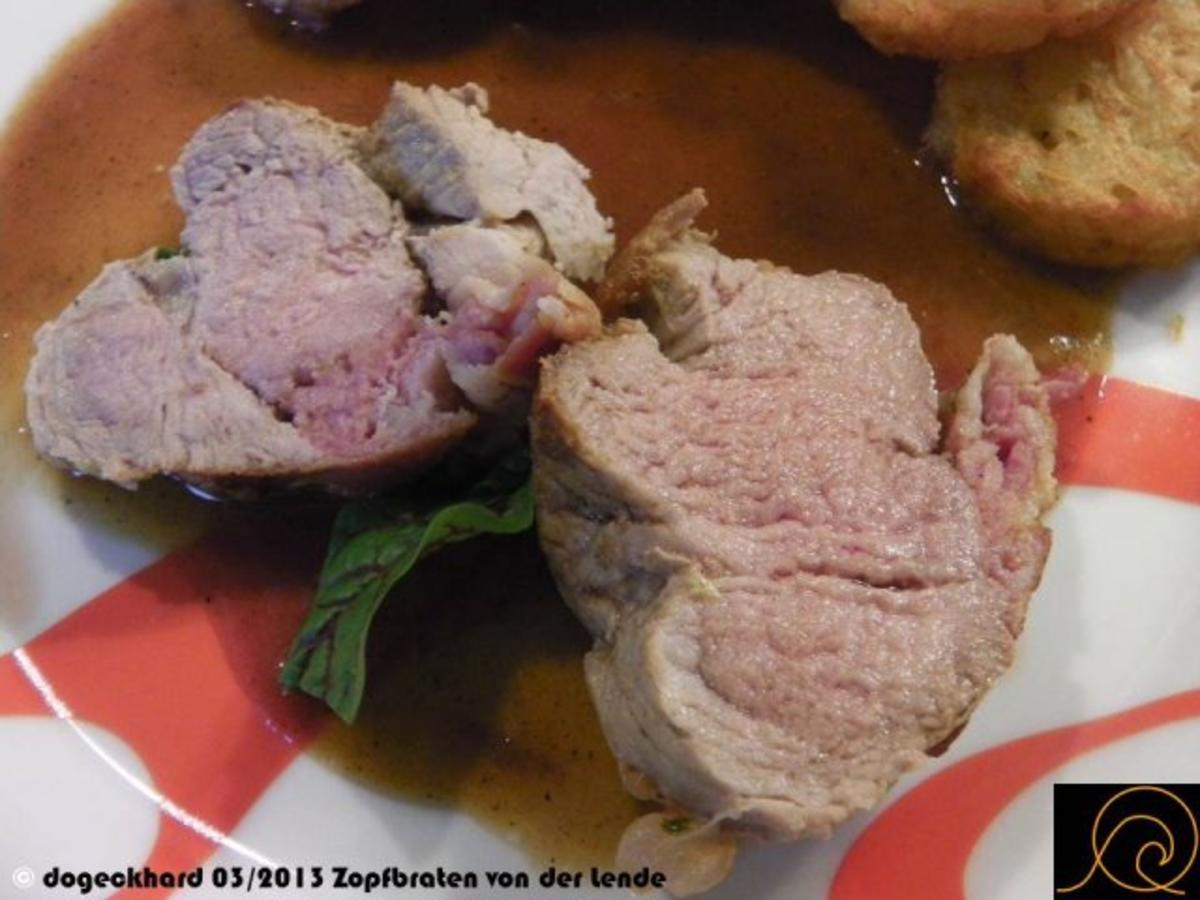 Bilder für Schweinslungenbraten als Zopf à la Erika - Rezept