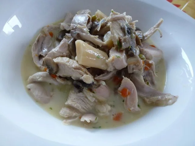 Scharfes Hähnchenfrikassee - Rezept