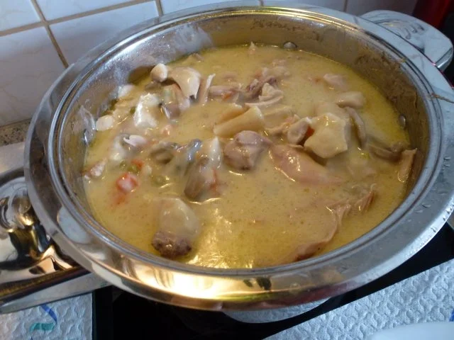 Scharfes Hähnchenfrikassee - Rezept - Bild Nr. 4