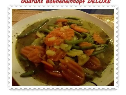 Rezept: Gemüse: Bohneneintopf DELUXE Gemüse: Bohneneintopf DELUXE - Rezept