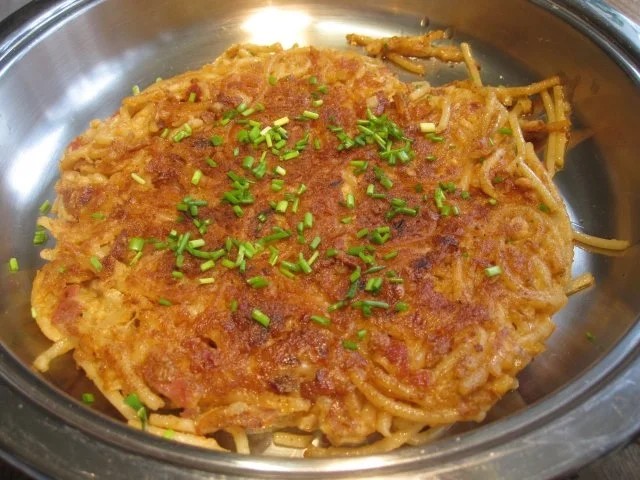 Nudel-Tortilla - Rezept