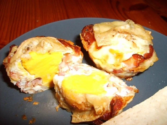 Muffin-Ei mit Bacon - Rezept - Bild Nr. 2