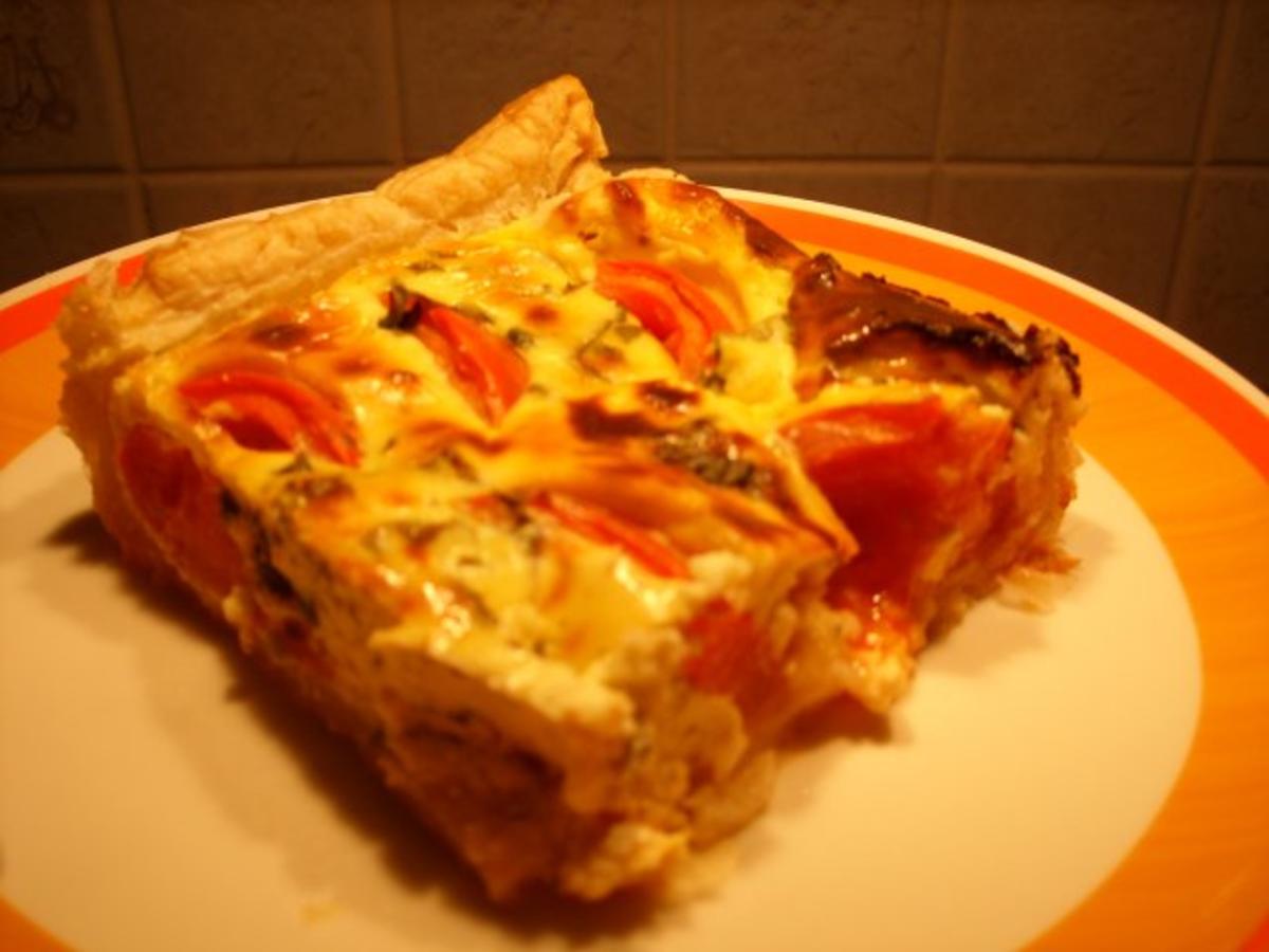 Tomaten - Frischkäse - Quiche - Rezept - Bild Nr. 2