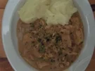 Senf-Rahm-Geschnetzeltes - Rezept