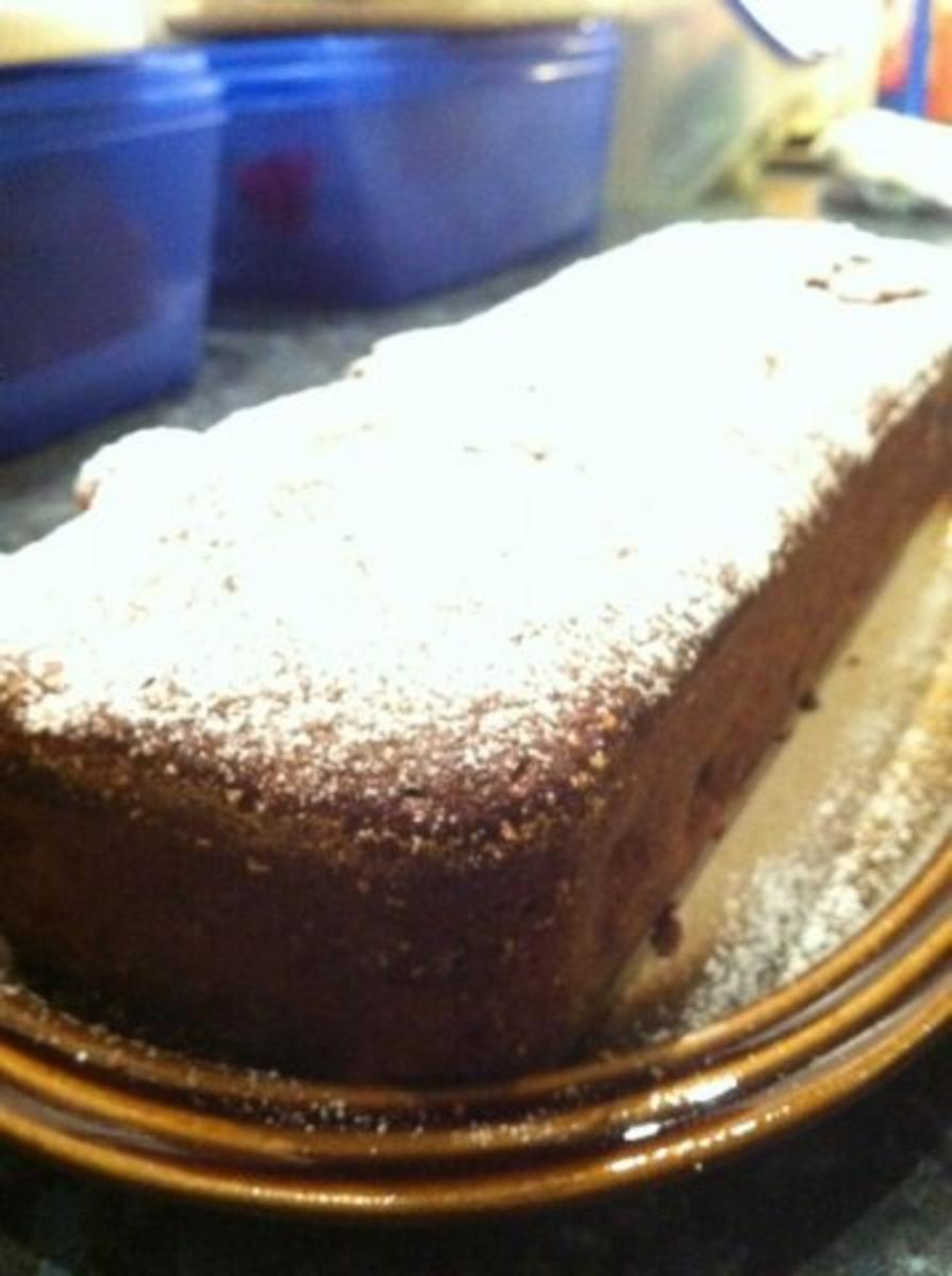 Kirsch Schoko Kuchen (ohne Fett) - Rezept - Bild Nr. 3