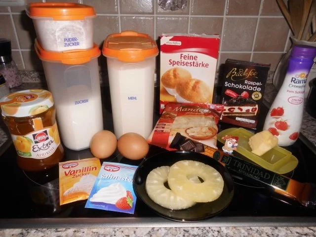 Ananas-Sahnetorte für 18er Form>> - Rezept - Bild Nr. 2