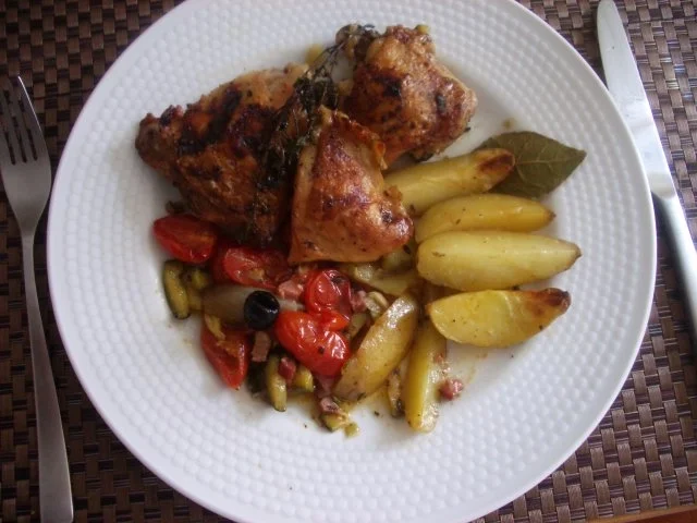 Provenzialisches Hähnchen aus dem Ofen - Rezept