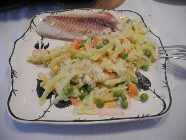 Aus dem Backofen : Raspelauflauf mit gedünstetem Tilapia - Rezept - Bild Nr. 20