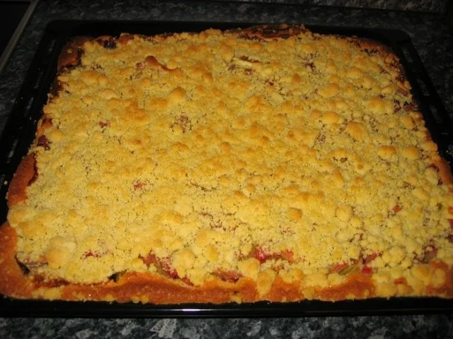 Rhabarber-Streuselkuchen - Rezept