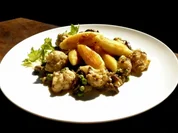 Schupfnudeln mit Pilz-Blumenkohl-Ragout - Rezept