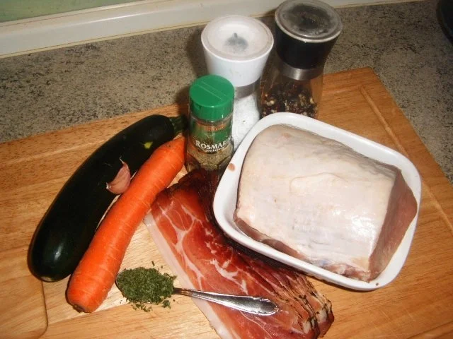 Fächerbraten mit Zucchini und Möhren - Rezept - Bild Nr. 2