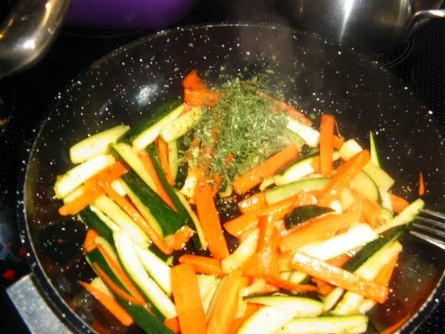 Fächerbraten mit Zucchini und Möhren - Rezept - Bild Nr. 8