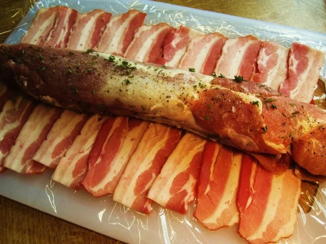 Rezept: Lendchen im Speckwickel ... Bild Nr. 3 Lendchen im Speckwickel ... - Rezept - Bild Nr. 3