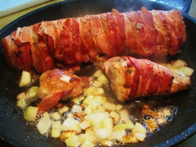 Rezept: Lendchen im Speckwickel ... Bild Nr. 5 Lendchen im Speckwickel ... - Rezept - Bild Nr. 5