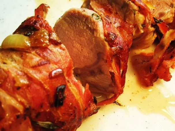 Rezept: Lendchen im Speckwickel ... Bild Nr. 7 Lendchen im Speckwickel ... - Rezept - Bild Nr. 7