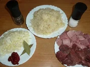 Sauerkraut-Gulasch - Rezept