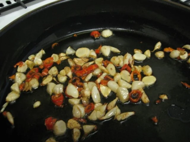 Rezept: Ruccola - Knoblauch - Spagetti Bild Nr. 5 Ruccola - Knoblauch - Spagetti - Rezept - Bild Nr. 5