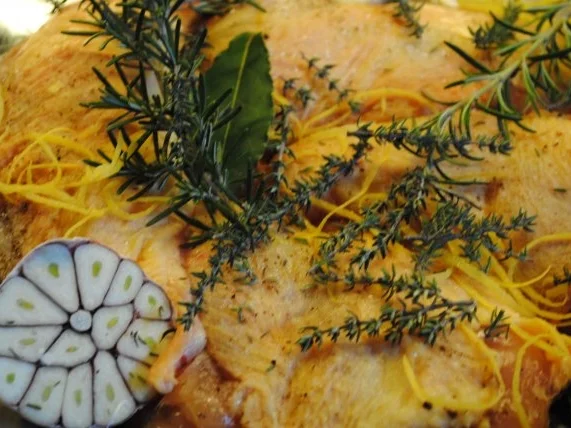 confiertes Kräuterhuhn / Risotto al’ arrabiata / Vanille-Tomaten - Rezept - Bild Nr. 5