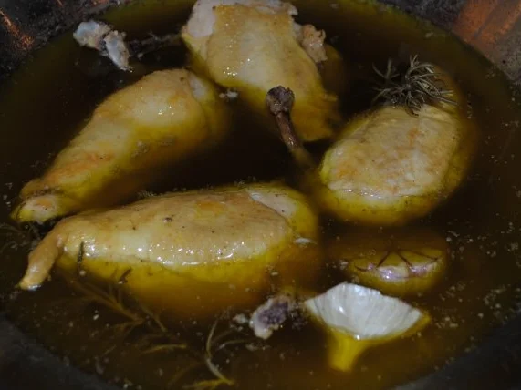 confiertes Kräuterhuhn / Risotto al’ arrabiata / Vanille-Tomaten - Rezept - Bild Nr. 14