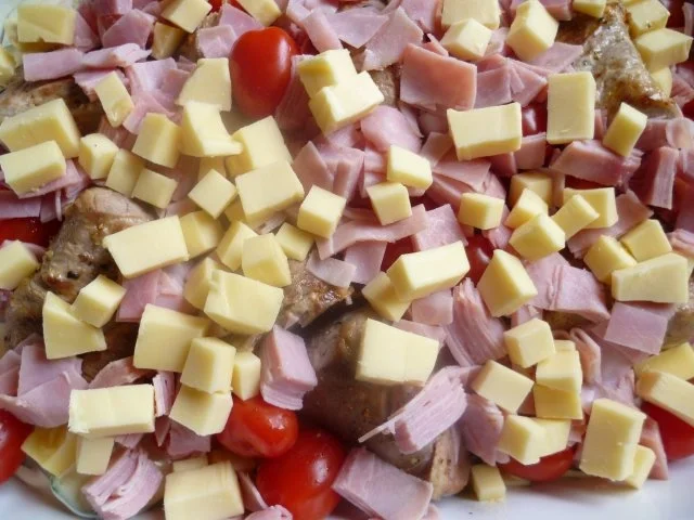 Überbackenes Schweinefilet - Rezept