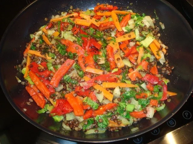 Red Snapper mit Linsengemüse und Kokosnusscreme - Rezept - Bild Nr. 3