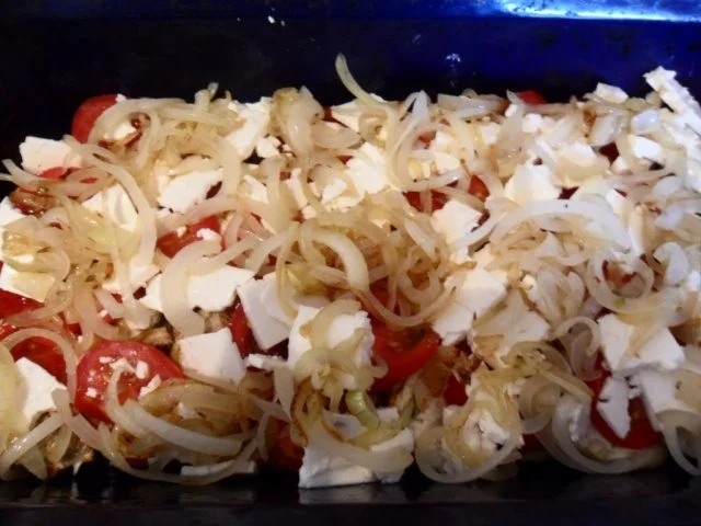 Auberginen-Feta-Gratin - Rezept