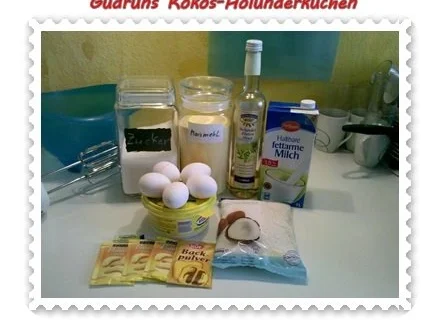 Kuchen: Kokos-Holunderblütenkuchen - Rezept - Bild Nr. 3