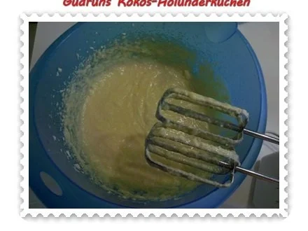 Kuchen: Kokos-Holunderblütenkuchen - Rezept - Bild Nr. 6