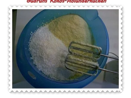 Kuchen: Kokos-Holunderblütenkuchen - Rezept - Bild Nr. 7