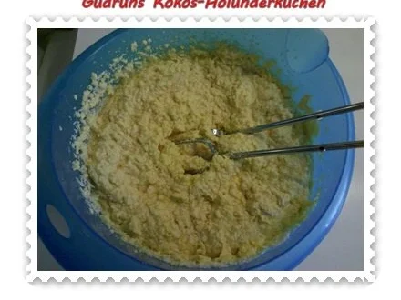 Kuchen: Kokos-Holunderblütenkuchen - Rezept - Bild Nr. 8