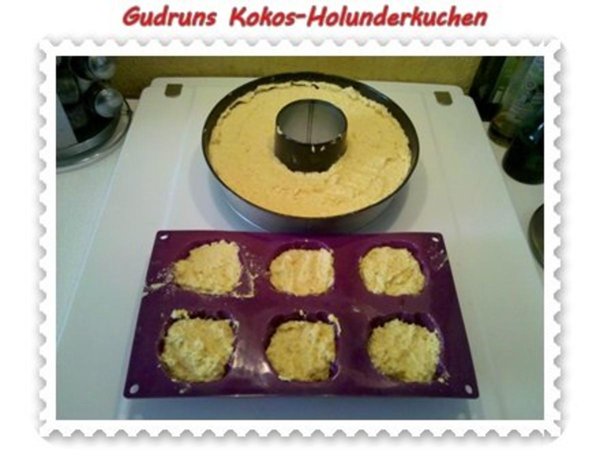 Kuchen: Kokos-Holunderblütenkuchen - Rezept - Bild Nr. 10