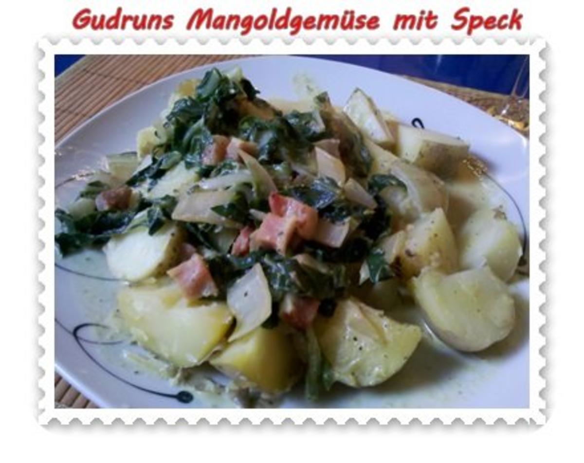 Bilder für Gemüse: Mangoldgemüse mit Speck - Rezept