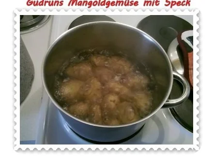 Gemüse: Mangoldgemüse mit Speck - Rezept - Bild Nr. 2