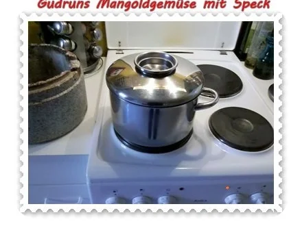 Gemüse: Mangoldgemüse mit Speck - Rezept - Bild Nr. 3