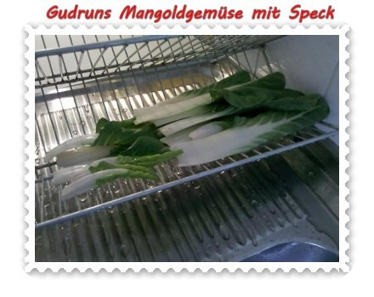 Gemüse: Mangoldgemüse mit Speck - Rezept - Bild Nr. 4