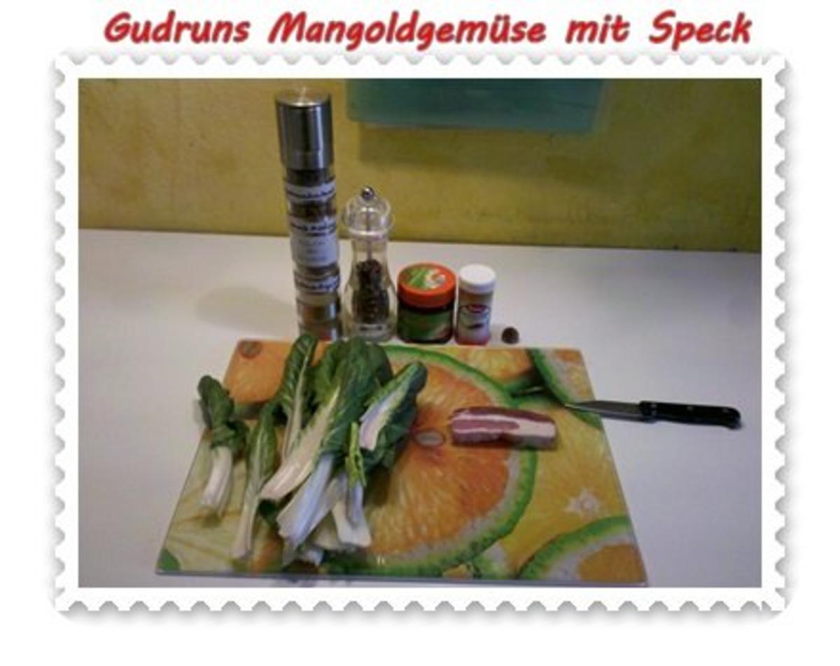 Gemüse: Mangoldgemüse mit Speck - Rezept - Bild Nr. 5