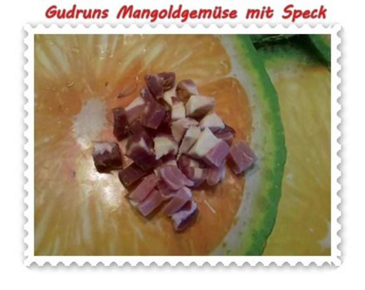 Gemüse: Mangoldgemüse mit Speck - Rezept - Bild Nr. 6