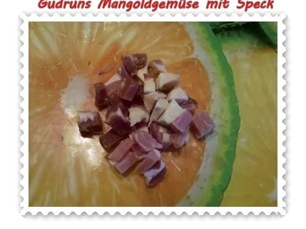 Gemüse: Mangoldgemüse mit Speck - Rezept - Bild Nr. 6