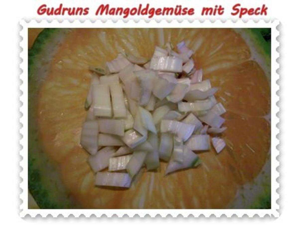 Gemüse: Mangoldgemüse mit Speck - Rezept - Bild Nr. 7