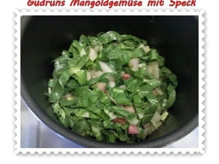Gemüse: Mangoldgemüse mit Speck - Rezept - Bild Nr. 11